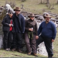 Brad and friends on horseback on a 9 day  ride over the Andes in southern Chile.